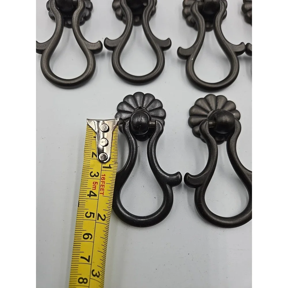 28 French Provincial Antique Drop‎ Ring Drawer Pull Victorian Cabinet Handle
